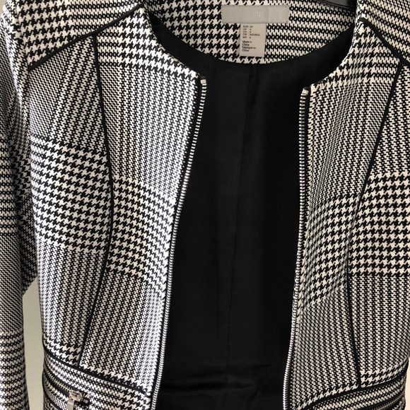 H&M Matching Houndstooth Jacket and Skirt Suits - Picture 5 of 6
